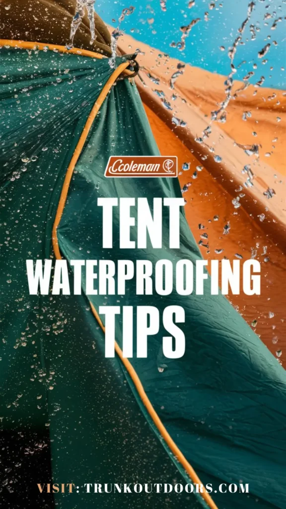 Coleman Tent Waterproofing Tips
