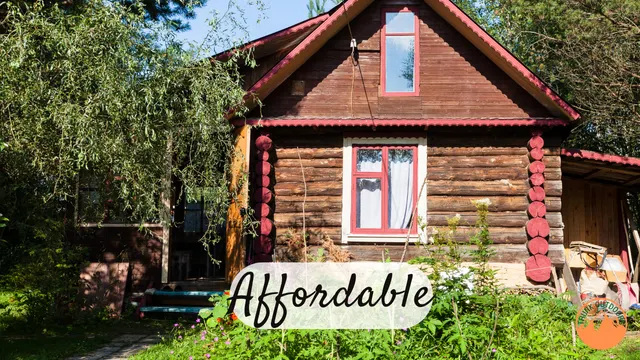 Log home are more Affordable