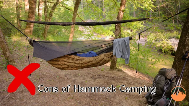 Cons of Hammock Camping