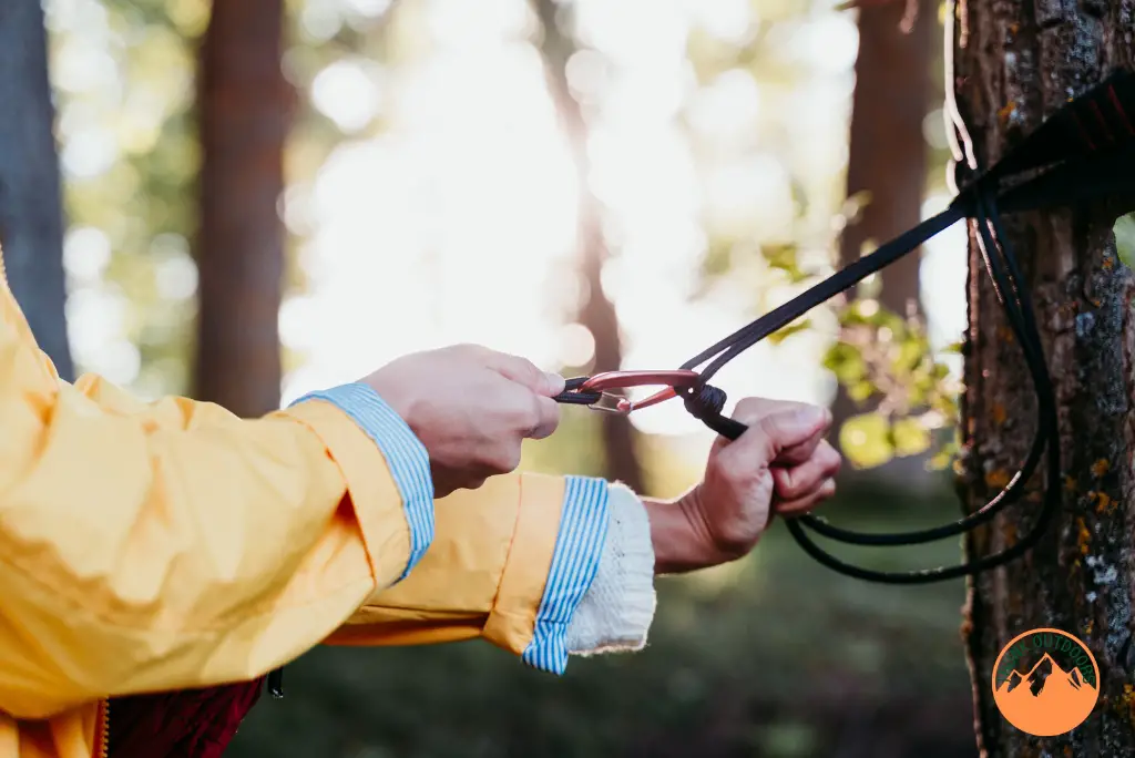 Gather Your Materials to hang your camping hammock