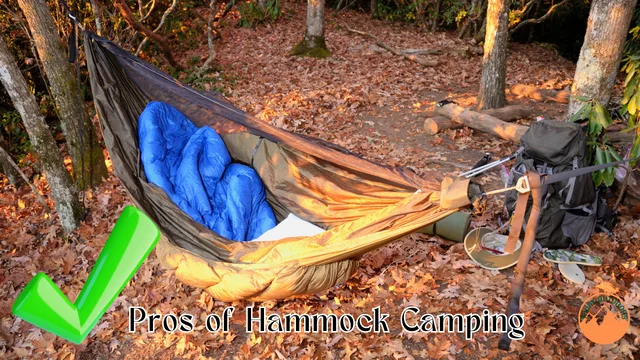 Pros of Hammock Camping