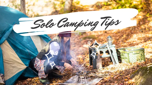 solo camping tips for women