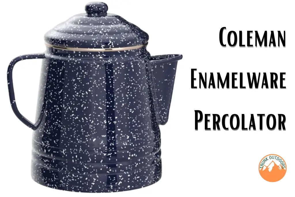 Coleman Enamelware Percolator