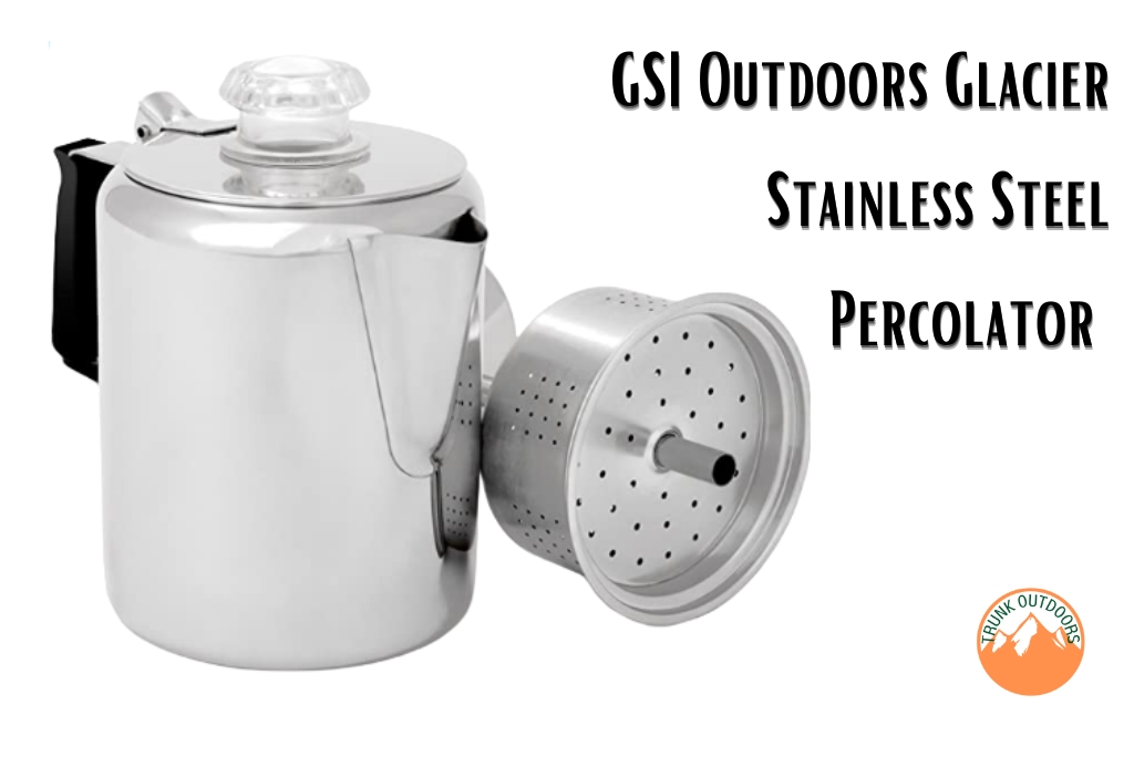 GSI Outdoors Glacier Stainless Steel Percolator 