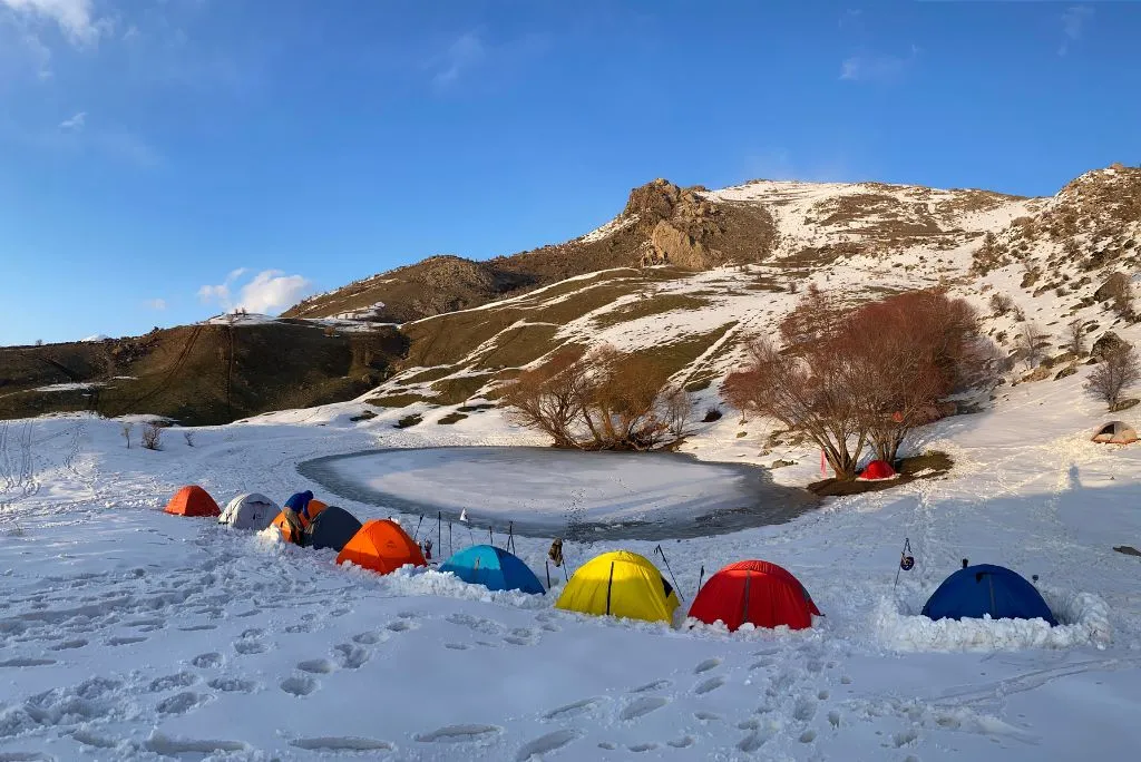 Winter camping