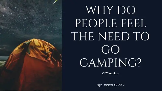 Why Do People Feel the Need to Go Camping