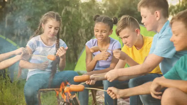 Camping Activities for Kids: Cooking Over a Campfire