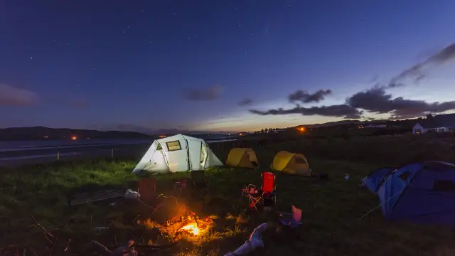 First Time Camping with Family