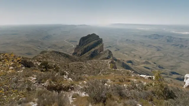 The view of El Capitan from Guadalupe Peak