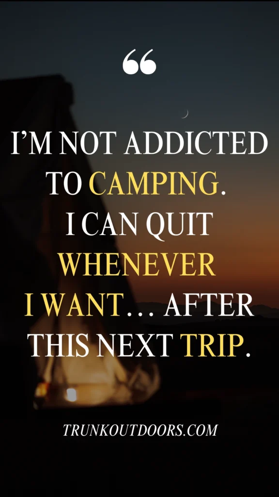 Funny Camping Quotes