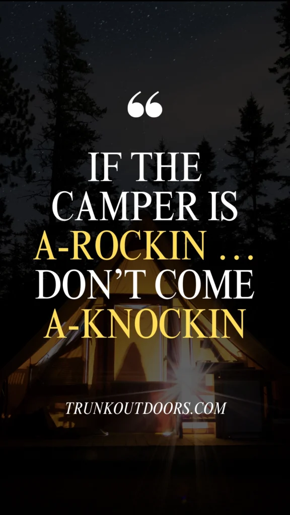 Funny Camping Quotes