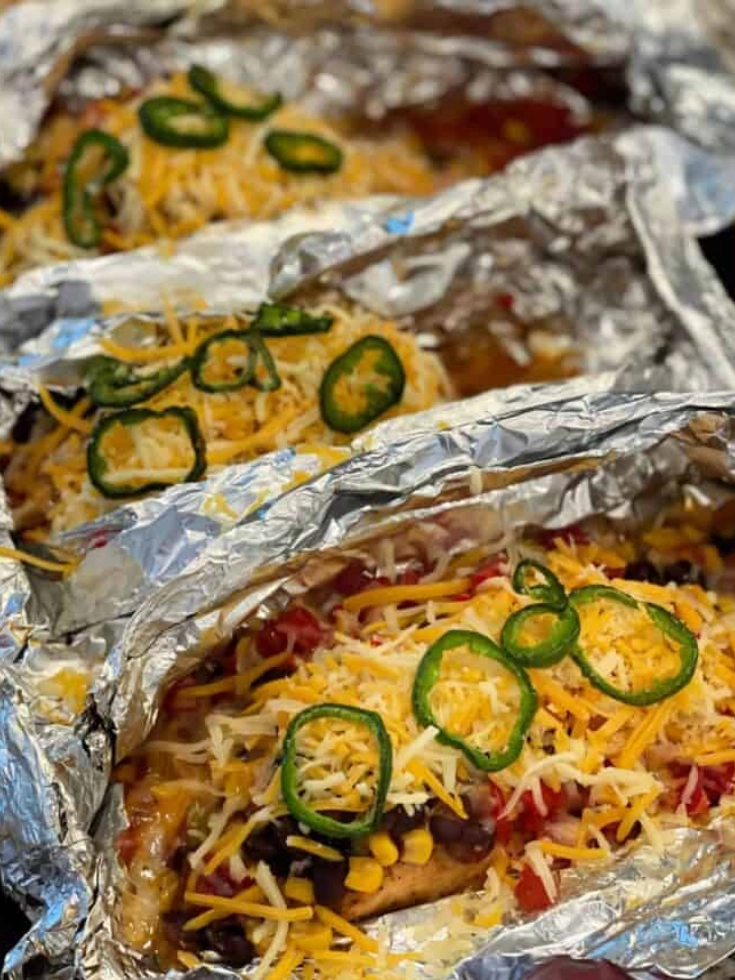 Fiesta Chicken Foil Packets