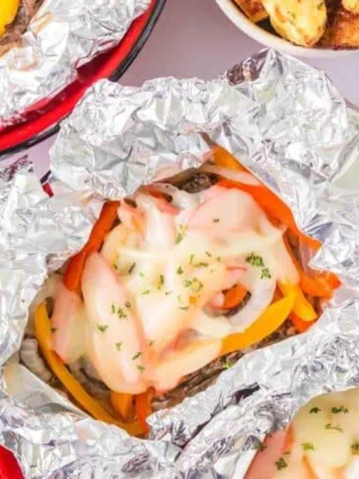 Philly Cheesesteak Foil Packets