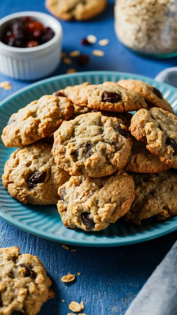 Easy Oatmeal & raisin cookies