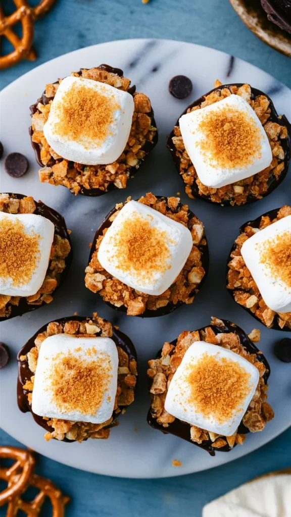 Pretzel Smore Bites