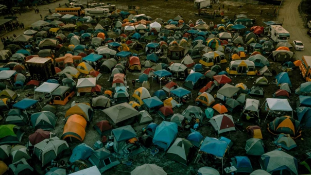 Festival Camping Setup