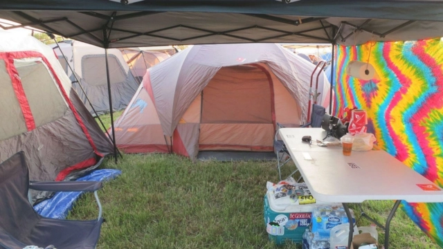 Festival Camping Setup