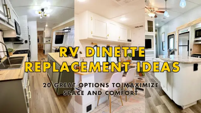 RV Dinette Replacement Ideas: 20 Great Options to Maximize Space and Comfort