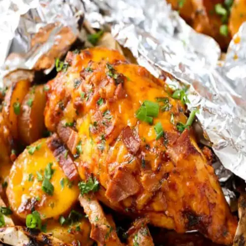 Barbecue Chicken Foil Packets