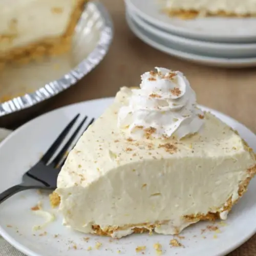 no bake eggnog pie