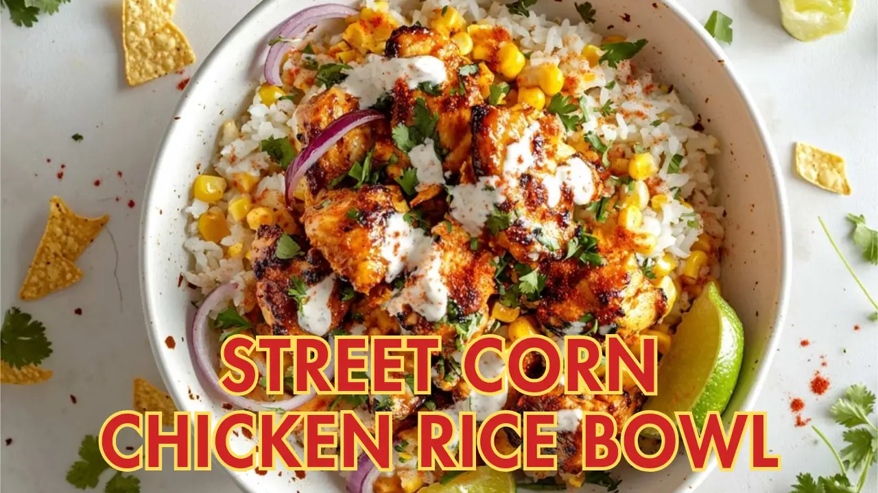 Street Corn Chicken Rice Bowl: A Delicious and Easy Meal